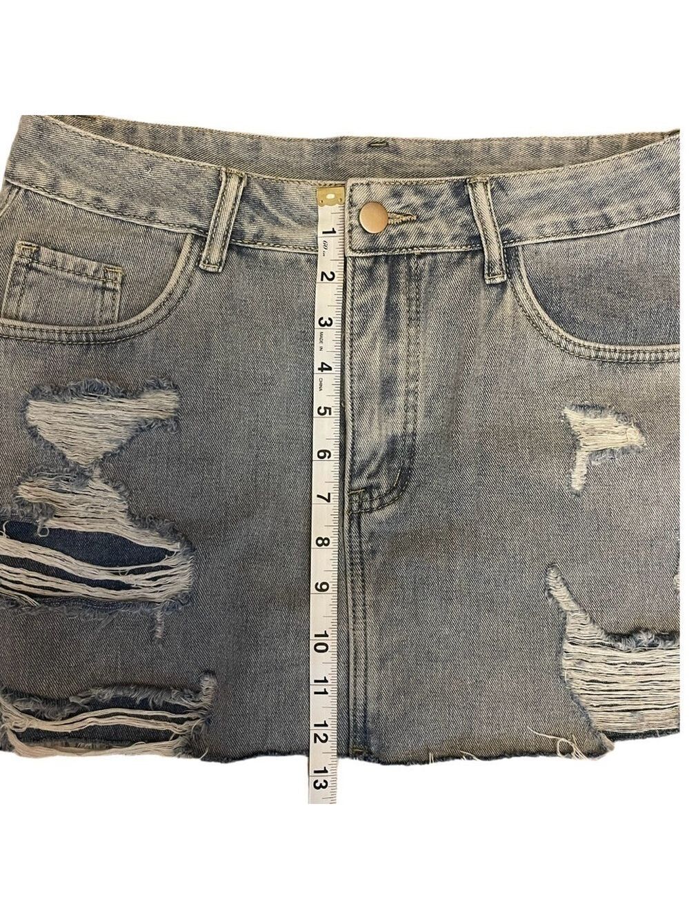 Denim Skirt Large Y2K Style - Picture 5 of 5